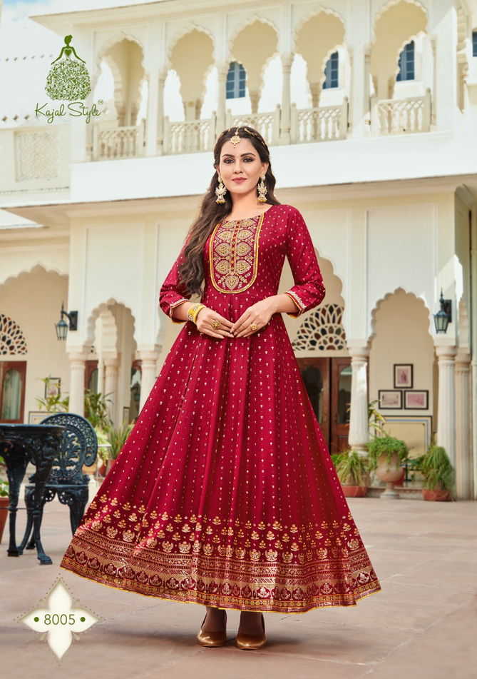 Fashion Colourbar 8 Festive Wear Anarkali Long Wholesale Kurti Collection